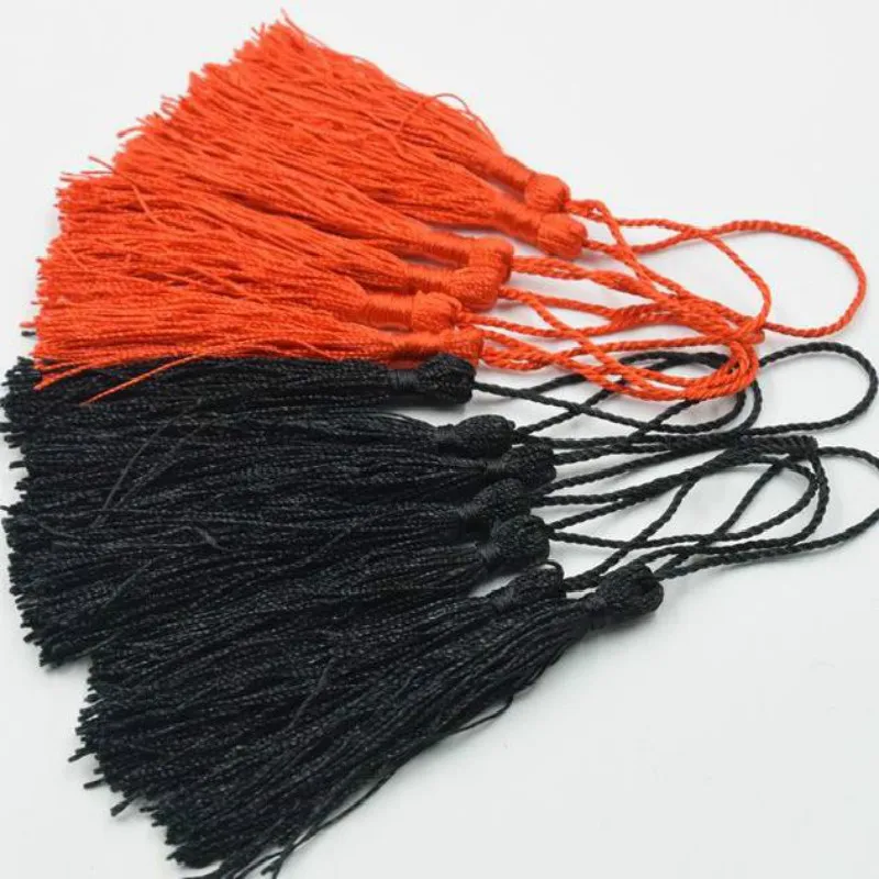 10 шт./компл. темно синие хлопковые мини кисточки ручной работы принадлежности для