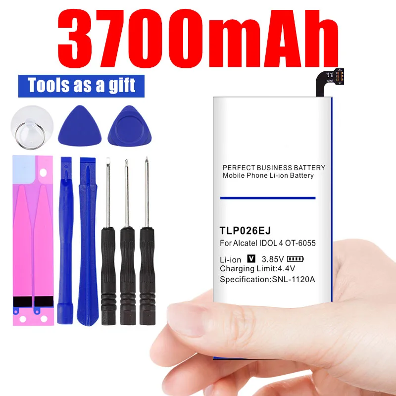 Аккумулятор TLp026EJ 3700 мАч для Alcatel idol 4 OT6055 6055H 6055Y 6055U 6055 6055K 6055B аккумулятор +