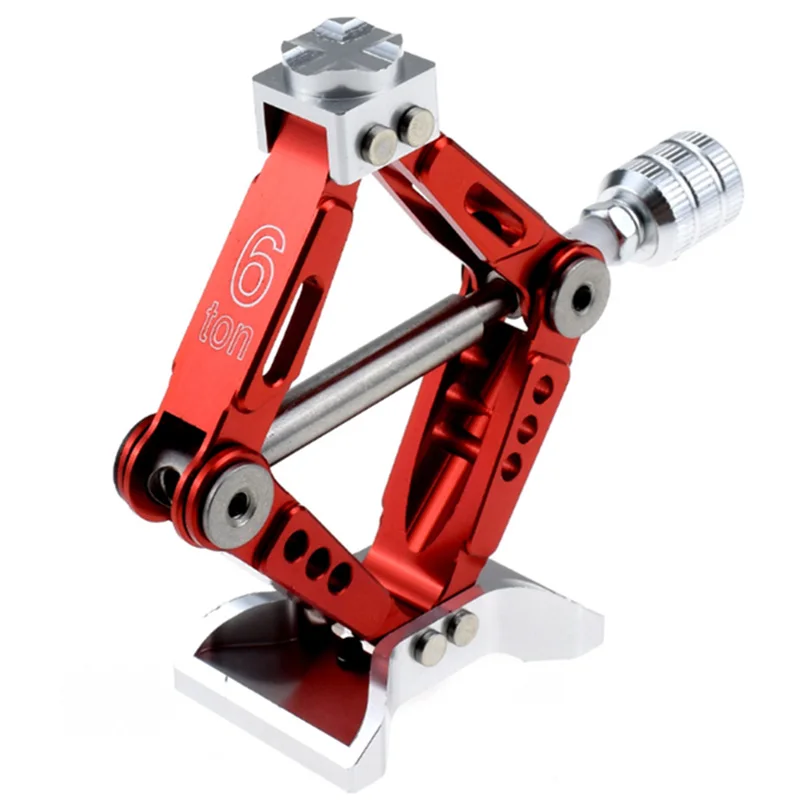 

RC Car 1:10 Scale Adjustable Metal Scissor Jack Tool for RC Crawler Axial SCX10 Traxxas TRX4 Tamiya CC01 D90