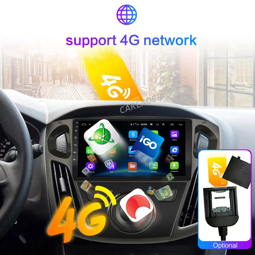 Автомагнитола на Android 10 мультимедийный видеоплеер для Ford Focus 3 Mk 2011 2012 2013 2014 2015