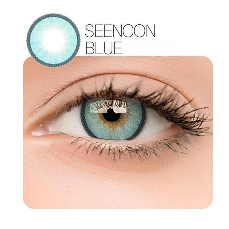 

1 пара (2 шт.) контактные линзы натурального кристального цвета для глаз, косметические контактные линзы, цветные мягкие линзы для глаз