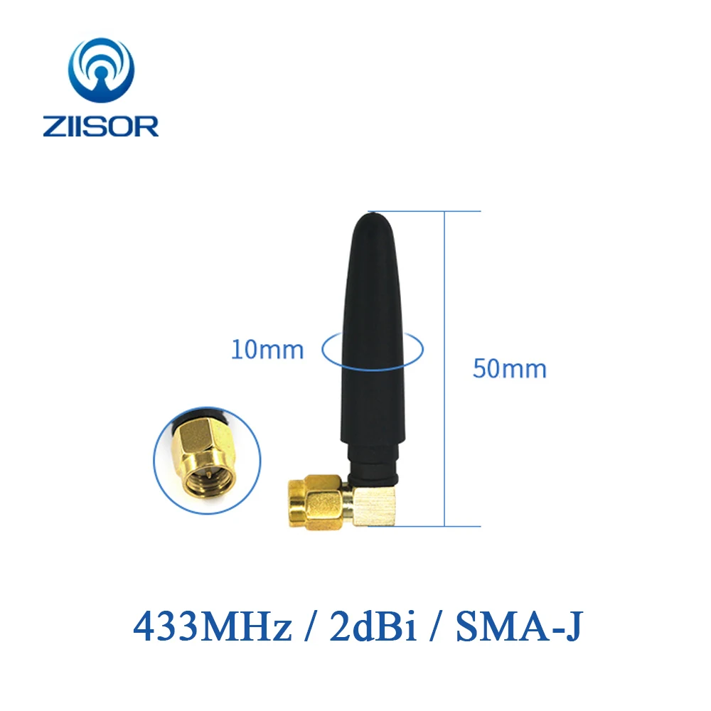 433 МГц Lora антенна короткая мини Omni м SMA мужской длинный диапазон модуль DTU TX433-JW-5 |
