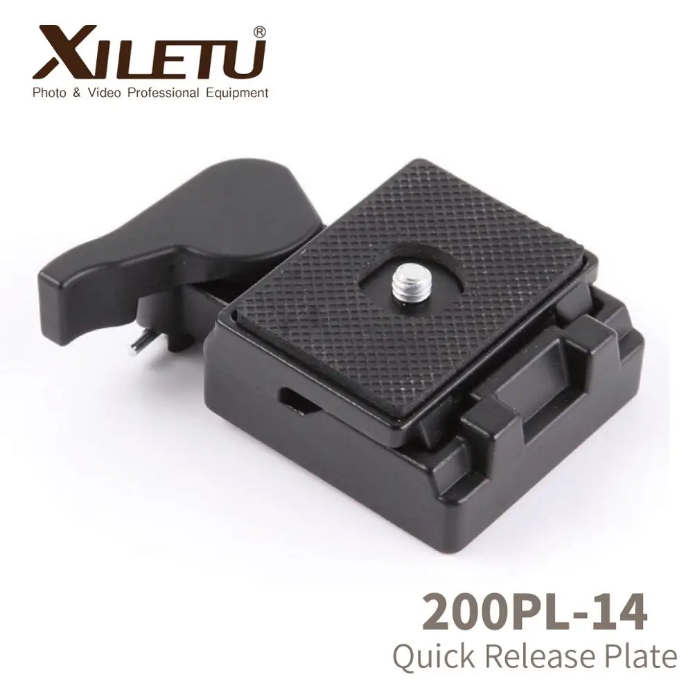 XILETU 200 PL-14 Монтажный Зажим адаптер зажимной платформы кронштейн и быстросъемная пластина для Arca Swiss Manfrotto Gitzo RRS