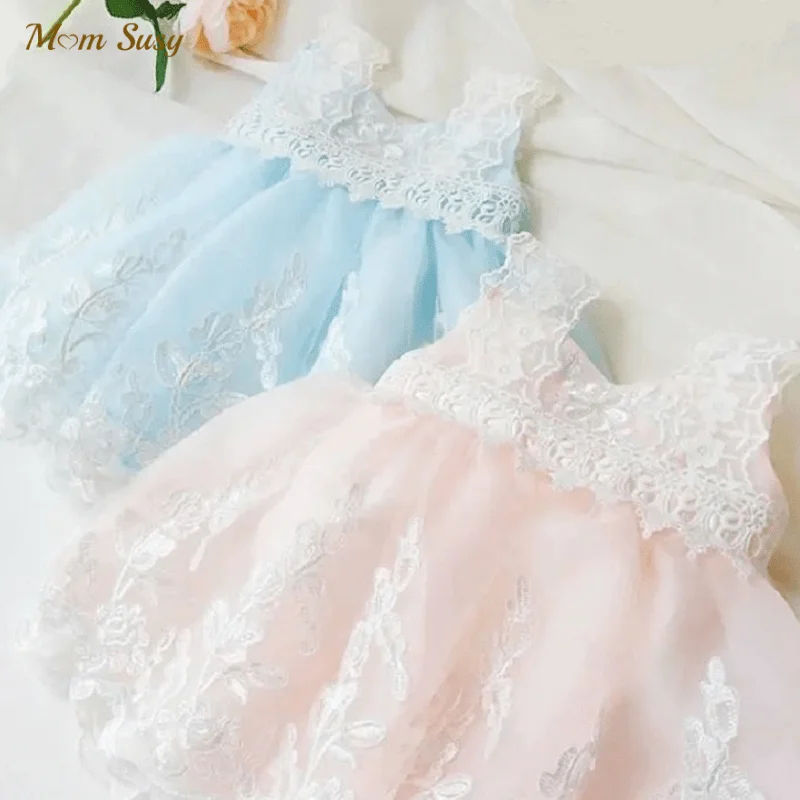 

Newborn Baby Girl Princess Lace Tutu Dress Infant Toddler Tulle Vestido Spanish Party Wedding Pageant Birthday Baby Clothes 0-2Y