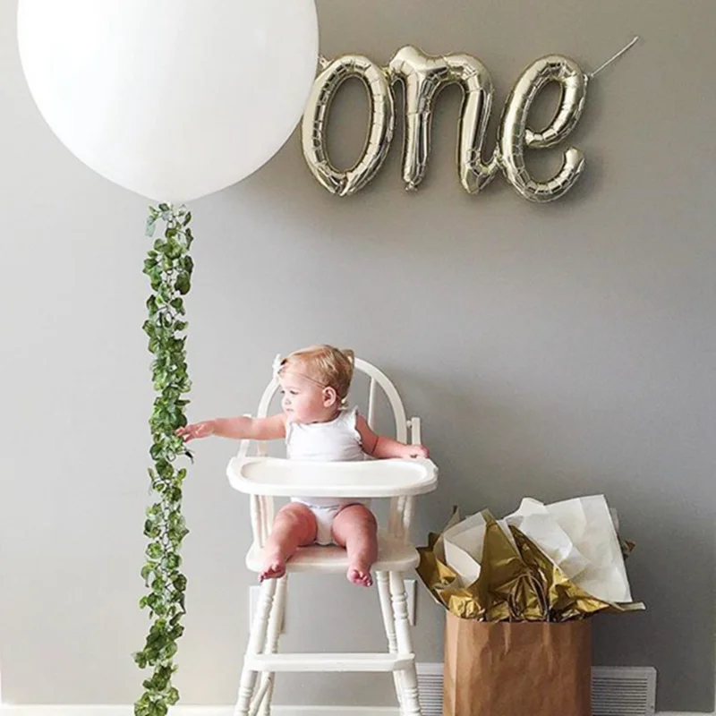 1st на день рождения из розового золота сиамские воздушные шары 1 шт. один для