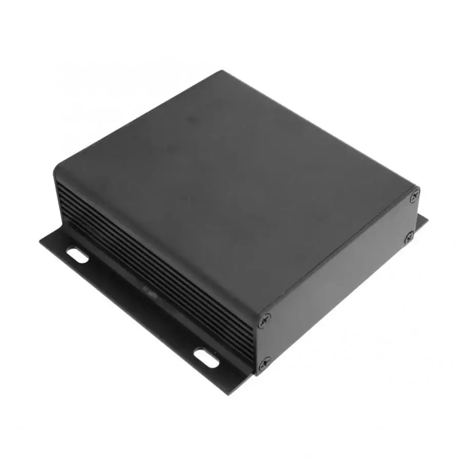 Песочный черный прессованный алюминиевый корпус водонепроницаемый PCB чехол для инструмента проект электронный DIY Распределительная коробка 28x104x95mm
