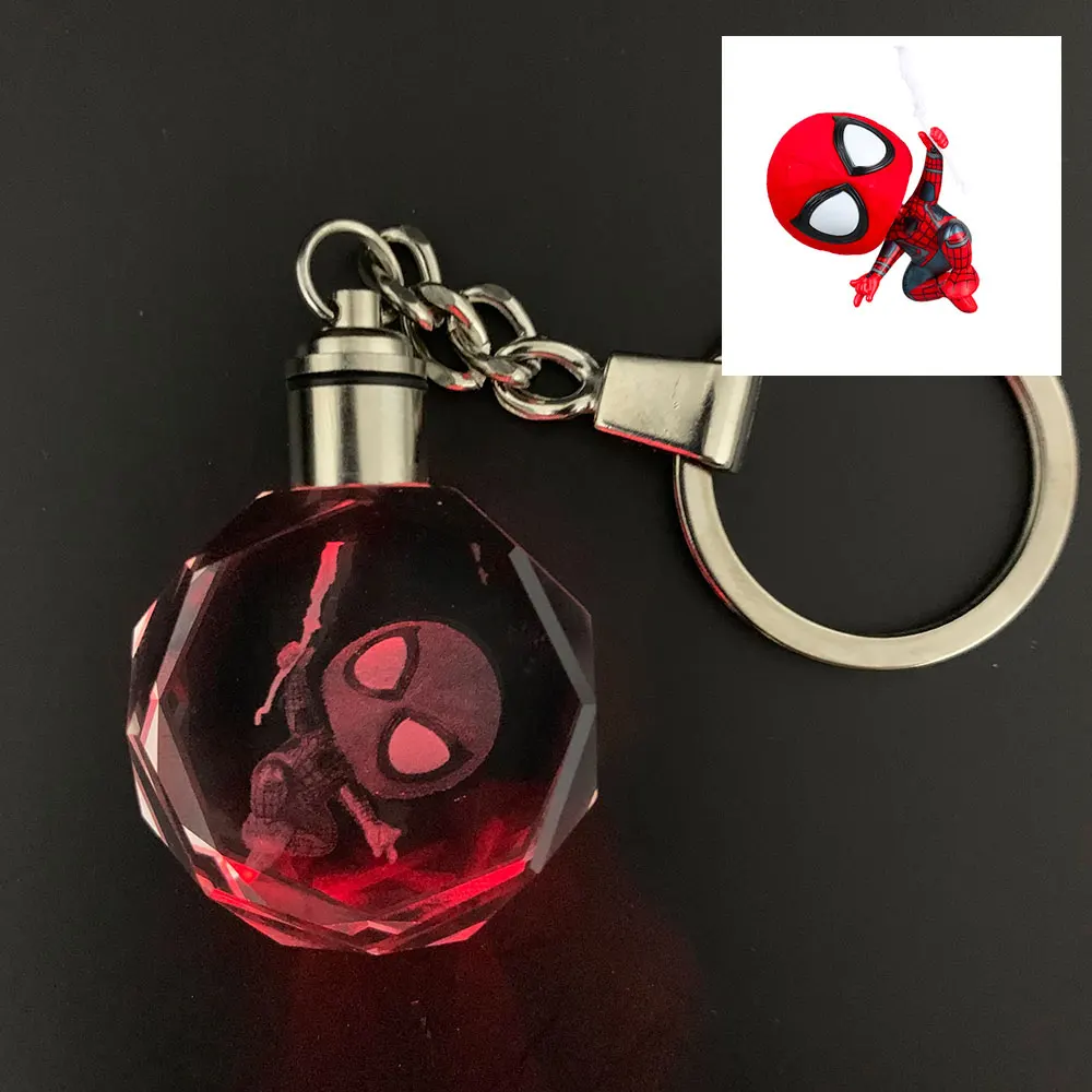 Светодиодные Брелки яркий Жемчуг дракона Z кристалл мультфильм аниме Мстители