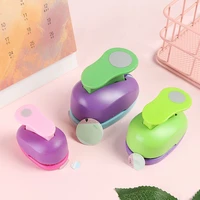 9mm 16mm 25mm color random cute convenient handmade diy round hole punch paper shaper cutter cards making embossing