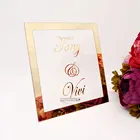 Акриловая зеркальная рамка с именем невесты на заказ, зеркальная приветственная надпись для гостей, праздничный декор, полезная пластина с ногтями на любом языке