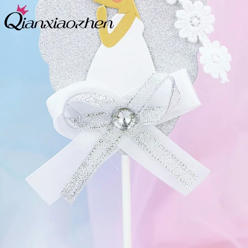 Qianxiaozhen Girl Happy Birthday Cake Topper Party Decoration Decorations Kids Supplies | Дом и сад