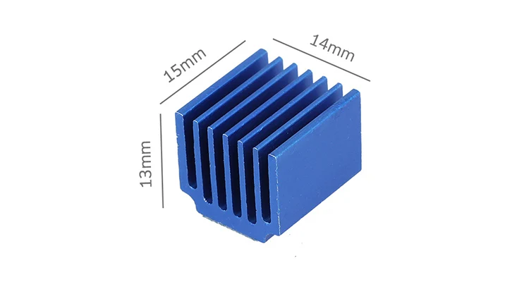 5pcs/lot Step Stick heatsink Reprap stepper cooler heat sink Aluminum alloy radiator exchanger for pololu driver | Компьютеры и офис