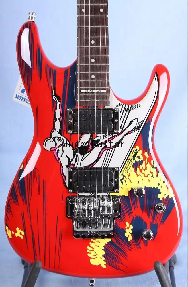 

20TH ANNIVERSARY JS20S Signed Joe Satriani Surfing W/ the Alien Electric Guitar Floyd Rose Tremolo Bridge & Whammy Bar