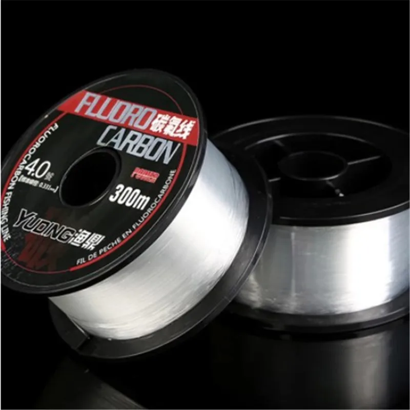 Фторуглеродная рыболовная леска плетеная многонитевая из флорокарбона шелковая