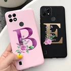 Чехол для OPPO Realme C21 2021, роскошные матовые фотообои с надписью капитала для RealmeC21 RMX3201 Real me C21 6,5 дюйма, бампер