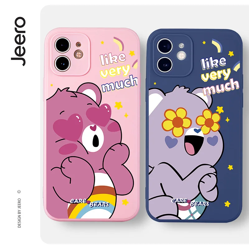 

Мягкий силиконовый чехол для телефона iPhone 13 12 11 Pro Max SE 2020 X XR XS 8 7 6 6S Plus, ударопрочный чехол с милым мультяшным принтом в эстетике