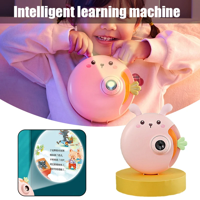 

Child Smart Projector Light With Light & Music Learning Painting Machine Toy Itelligence Development Educational Toys Juguetes