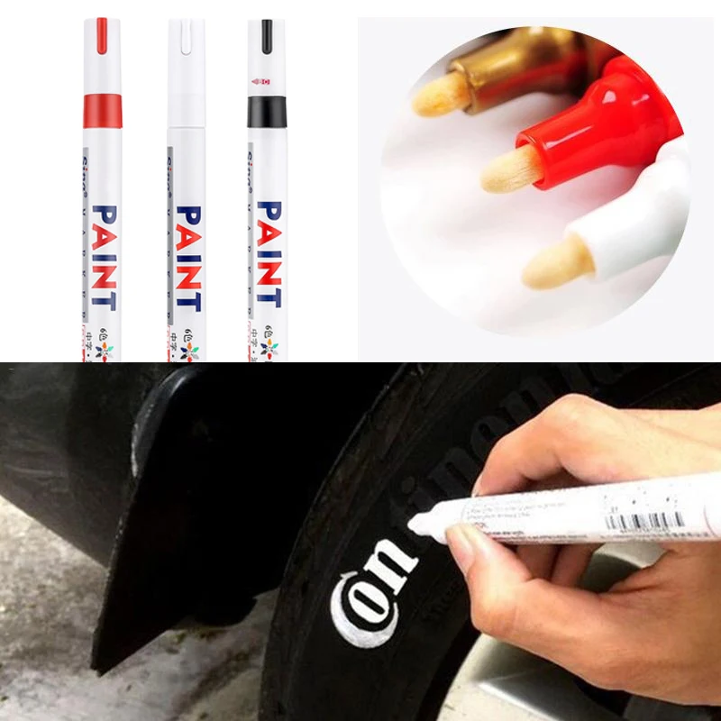 12 шт. Автомобильная масляная ручка для маркировки краски Ford Fiesta Mondeo 4 Focus Mk2 2 Ka Explorer