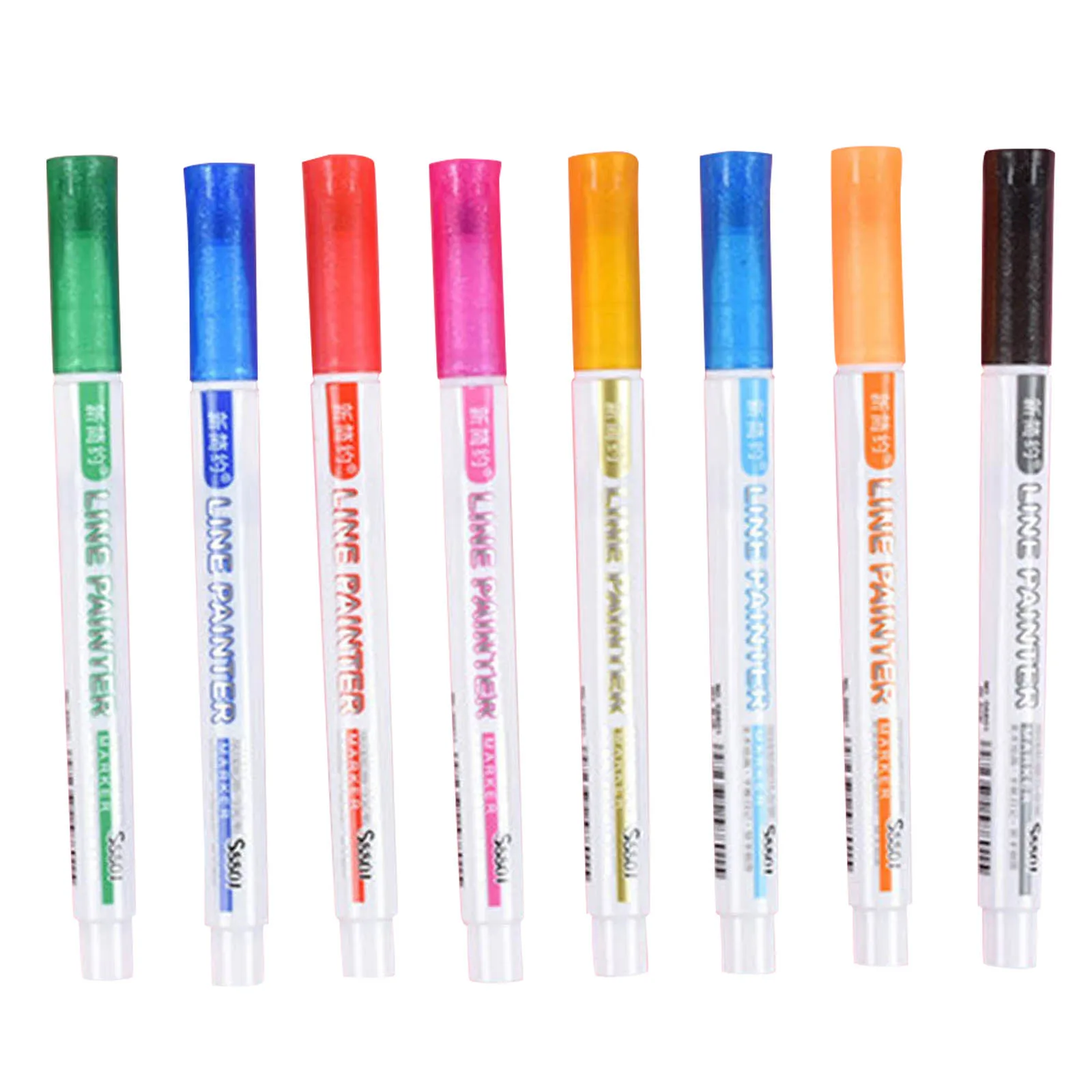 

12 Colors Double Line Outline Pen Glitter Color Fluorescent Marker Metal Color Pen Handwriting Pen for Drawing Doodling DU55