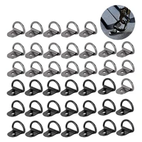 40 pcs d shape tie downs small steel rings anchor lashing rings for loads on case truck cargo trailers rv boats