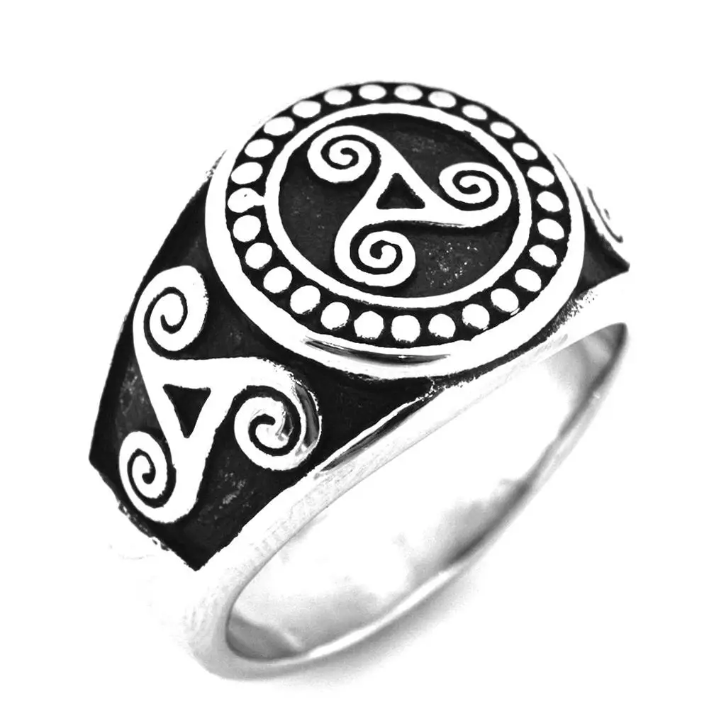 Вентиляторы нержавеющая сталь ювелирные изделия крест триад крутящееся колесо