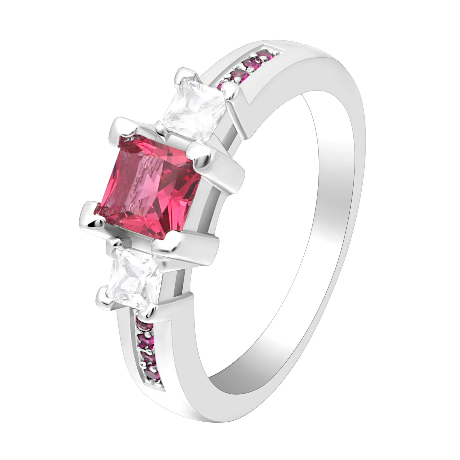 

S925 Sterling Silver Ruby Ring Earring for Women Diamond Wedding Bands Fine Jewelry for Luxury Christmas Bohemia Engagement Gift