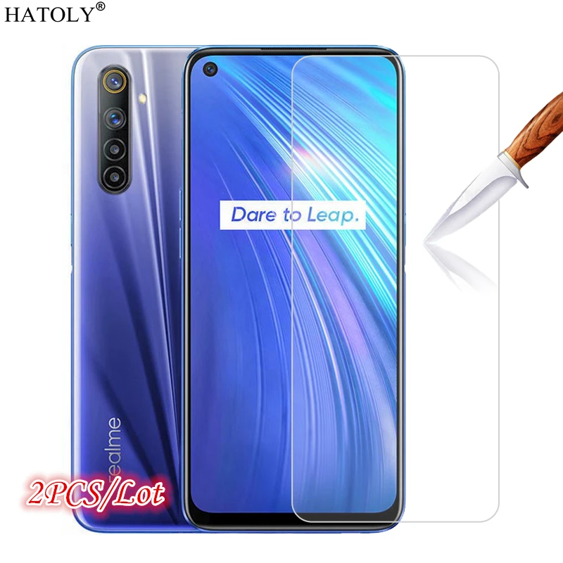 2 шт стекло на Realme 6 закаленное для Oppo защитная пленка экрана телефона HD ультра