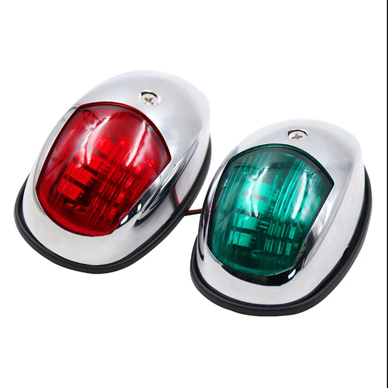 2pcs Green and Red Boat Bow Navigation Light Stern Lights Side Lamp for Marine Yacht Kayak | Автомобили и мотоциклы