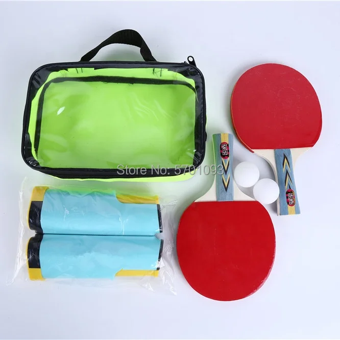 

Комплект ракеток для настольного тенниса для пинг-понга под заказ с рулонной сеткой и сумкой