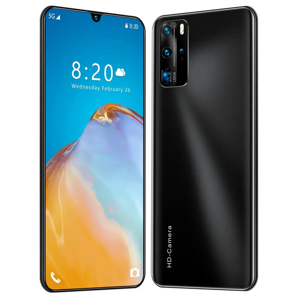 2021 Прямая поставка P40 Pro 7 3 дюймов 2 + 16 Гб Мобильный телефон Смартфон технология
