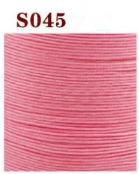 S045 pink Отличное качество 0,6 мм кожаный вощенный шнур нить полиэстер круглый воск нить 80 м длинный - Цвет: S045 pink