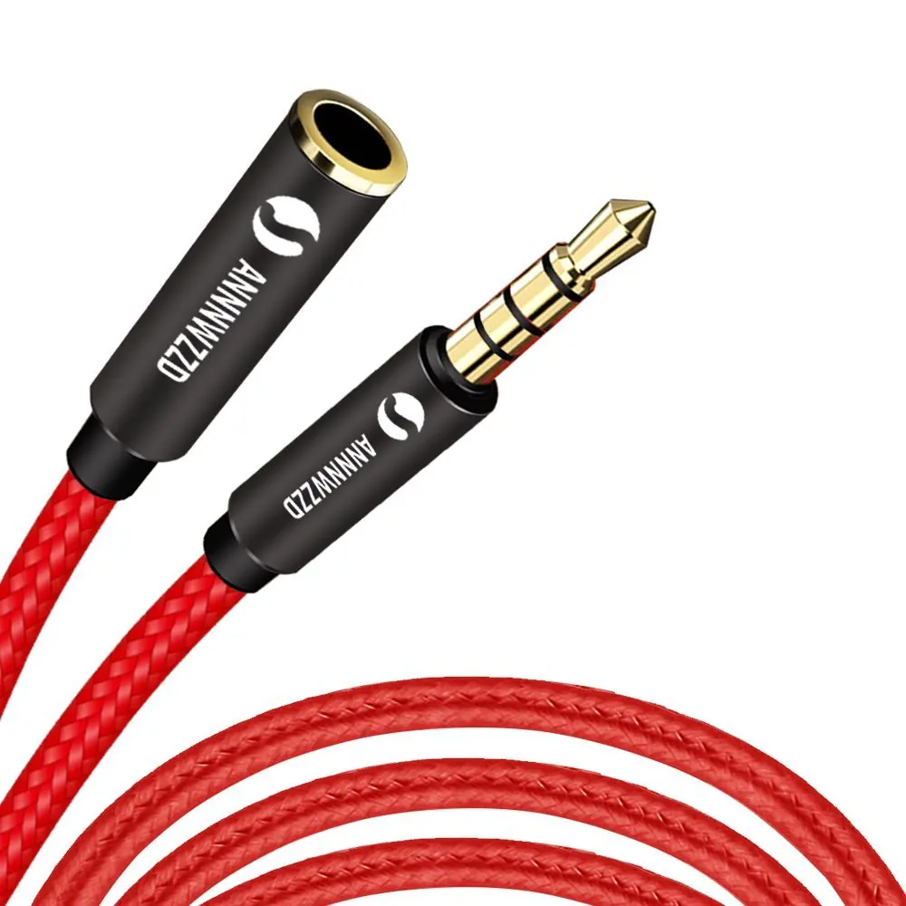 

3.5mm Audio Extension Cable jack 3.5mm Male to Female Extender Cable for Headphones Huawei P20 iPhone 6s MP4 Player Audio Cable