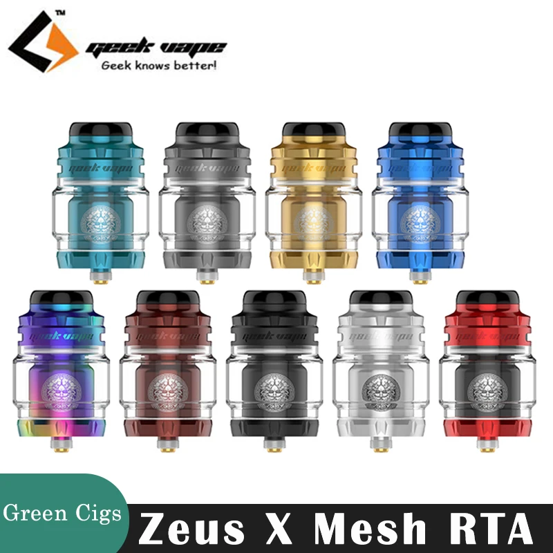 Оригинальный резервуар GeekVape Zeus X Mesh RTA объемом 4 5 мл модульная Двухуровневая