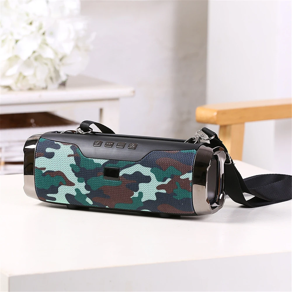 Беспроводная портативная стереоколонка Bluetooth высокая мощность 10 Вт TG118 супербас