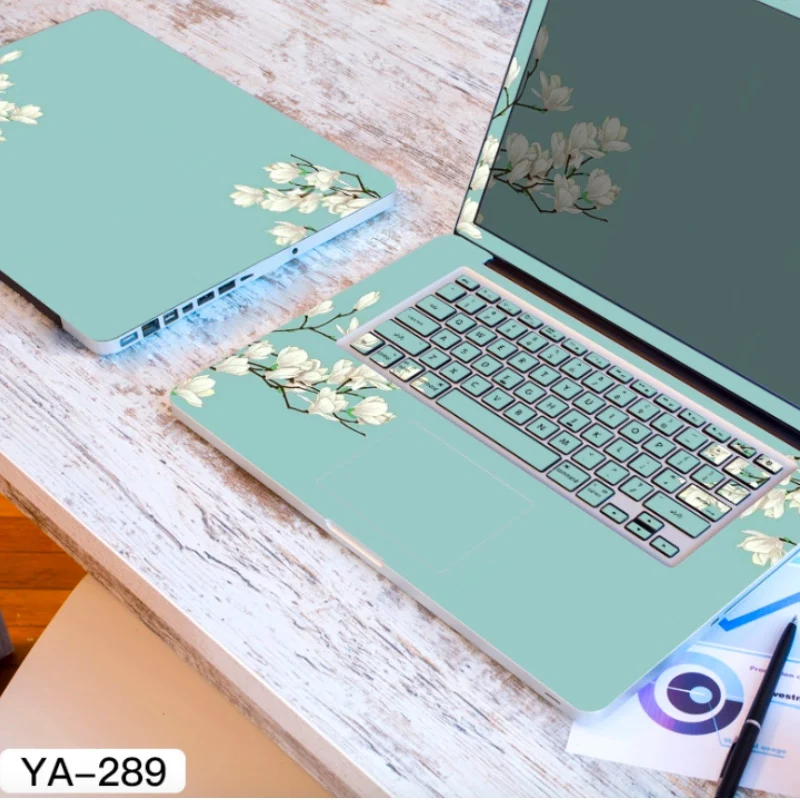 Красивая трехсторонняя наклейка для ноутбука Dell / Lenovo MacBook /Acer/HP/Asus/Alienware/наклейка