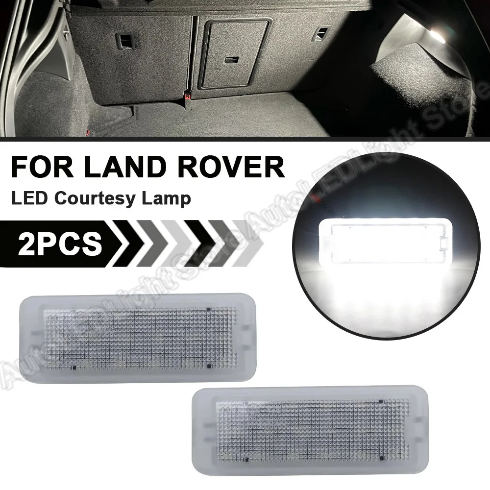 

2 шт. для Land Rover Freelander Discovery Range Rover MY Светодиодная лампа освещения подножки багажное отделение Задняя Крышка багажника