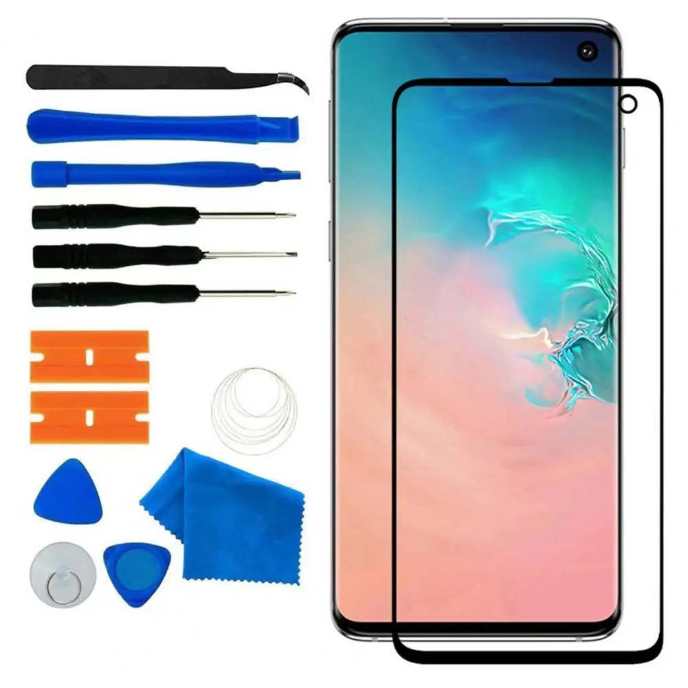 Переднее внешнее стекло сменный экран для Samsung Galaxy S8 S9 S10e S10 S20 Plus ультра сенсорная