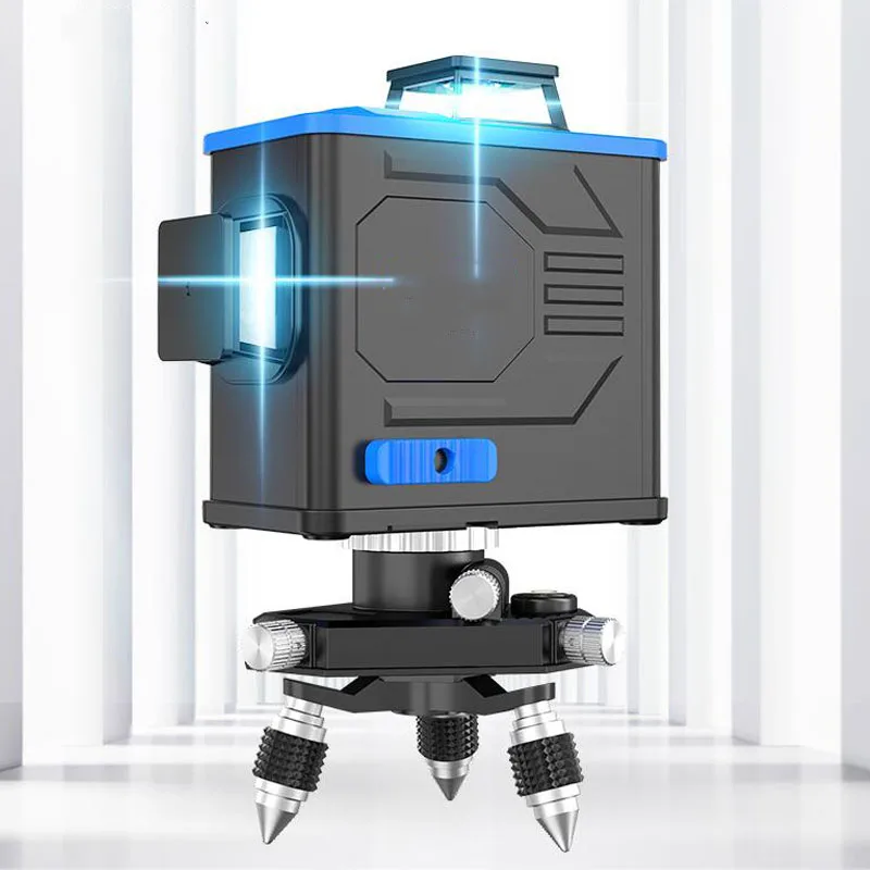 12 линий 3D зеленый лазерный нивелир автоматический перекрестная линия уровень