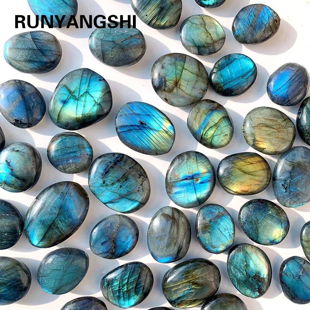 

Лабрадорит Runyangshi, голубой, кулон