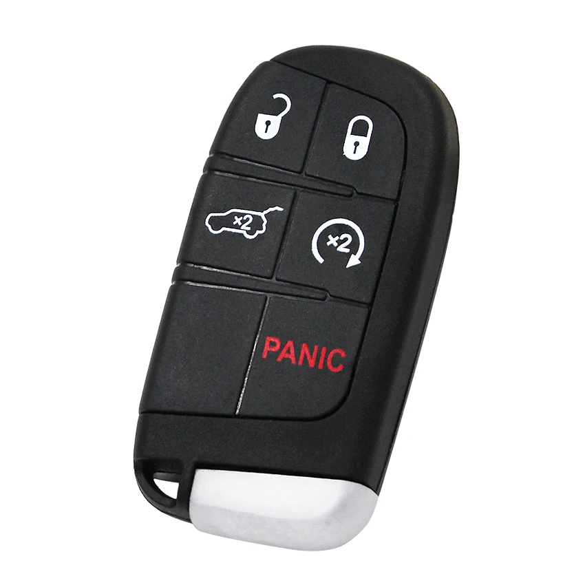 Новый чехол для ключей с 5 кнопками Dodge Journey Charger Дротика Durango chrysler 300 Для Jeep 4 + 1