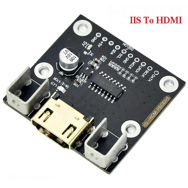HDMI к I2S приемник IIS Плата преобразования сигнала передачи ЦАП Декодер |