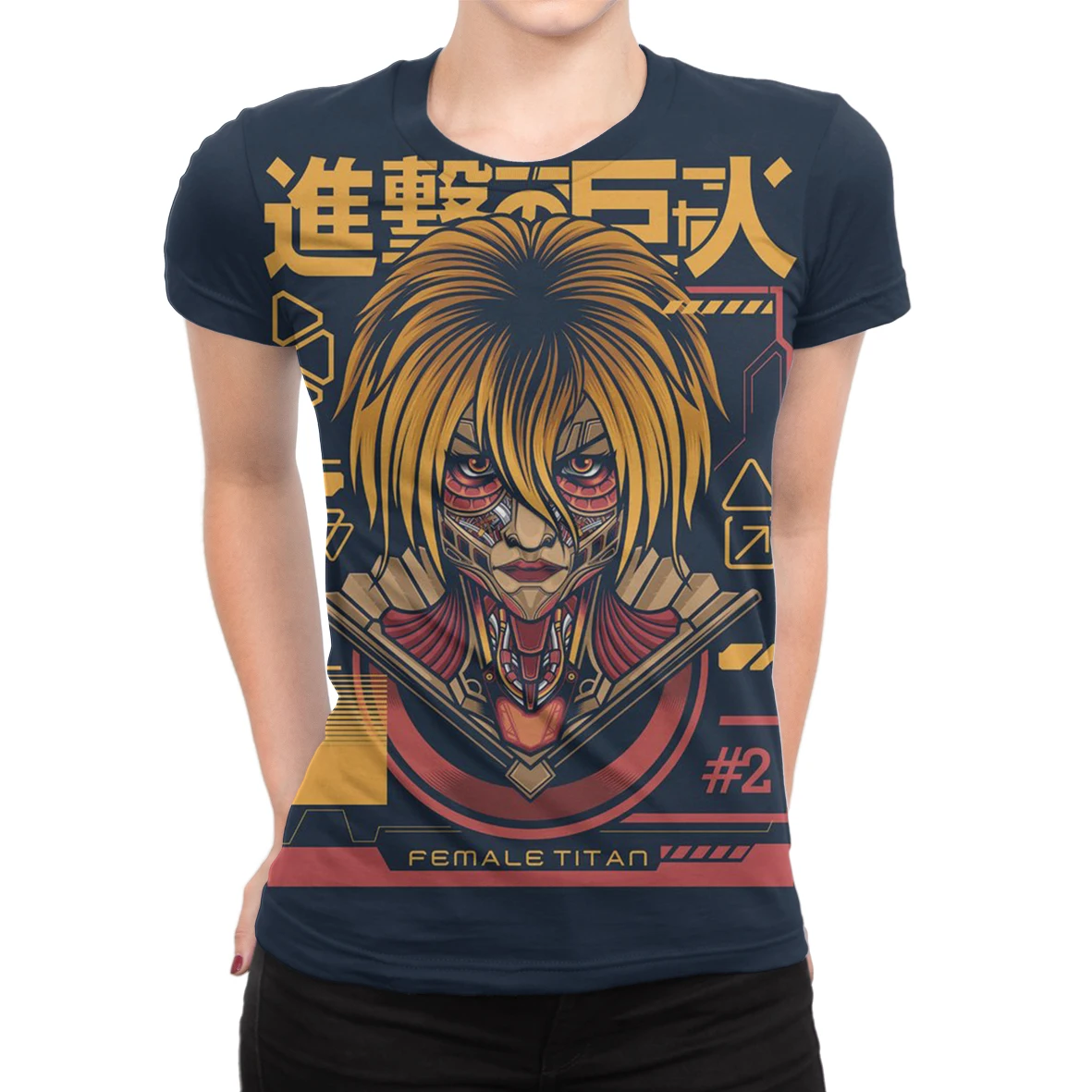 

Attack on Titan 3D Print Anime T Shirt Female Y2k Aesthetics Women's T-shirts Teens Gilrs Oversized Tshirt Sportswear Tops Tees