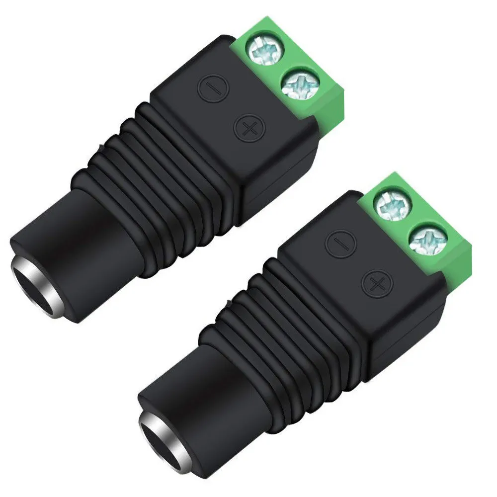 

Jack DC Power Female Plug Plug Power 10X 12V 2.1x5.5mm Adapter DC Female