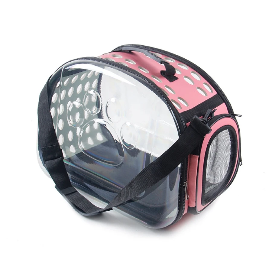 Модная высококачественная прозрачная складная сумка для домашних животных