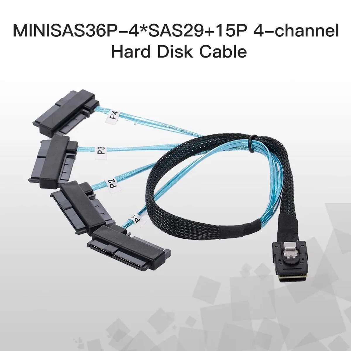 50 см внутренний 36 Pin Mini SAS SFF-8087 хоста до 4 SFF-8482 целевой Жесткий диск и SATA Мощность