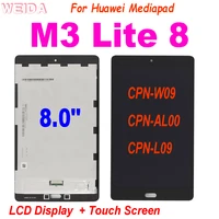 aaa 8 0 for huawei mediapad m3 lite 8 0 lcd display touch screen digitizer assembly for mediapad m3lite 8 cpn w09 cpn al00 lcd