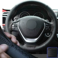 steering wheel cover wrap for bmw 234 series f45 f35 f36 328i 335i 340i 12 19 super soft non slip durable car interior