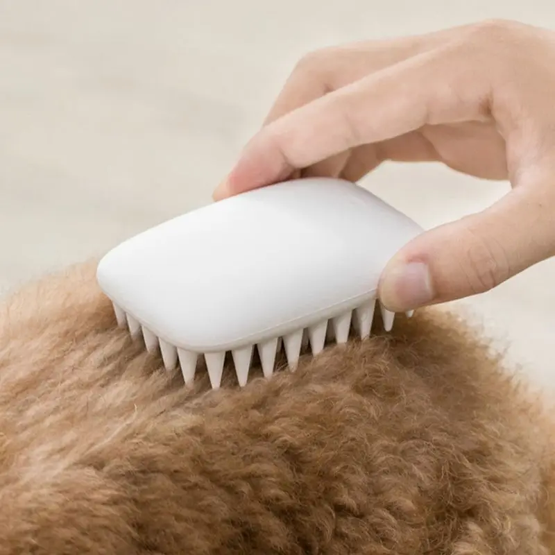

Pet Silicone Hair Comb Dog Massage Comb Stroking Cat Float Hair Comb PetS Bath Brush For Dogs Cats Cleaning Tool