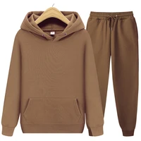 mens hoodiespants autumn winter hooded sweatshirt sweatpants fashion slim fit men set hoodie pant hip hop pullover hoody