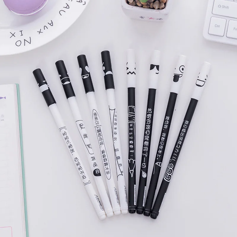 24 шт. гелевые ручки с текстом 0 5 мм | Канцтовары для офиса и дома