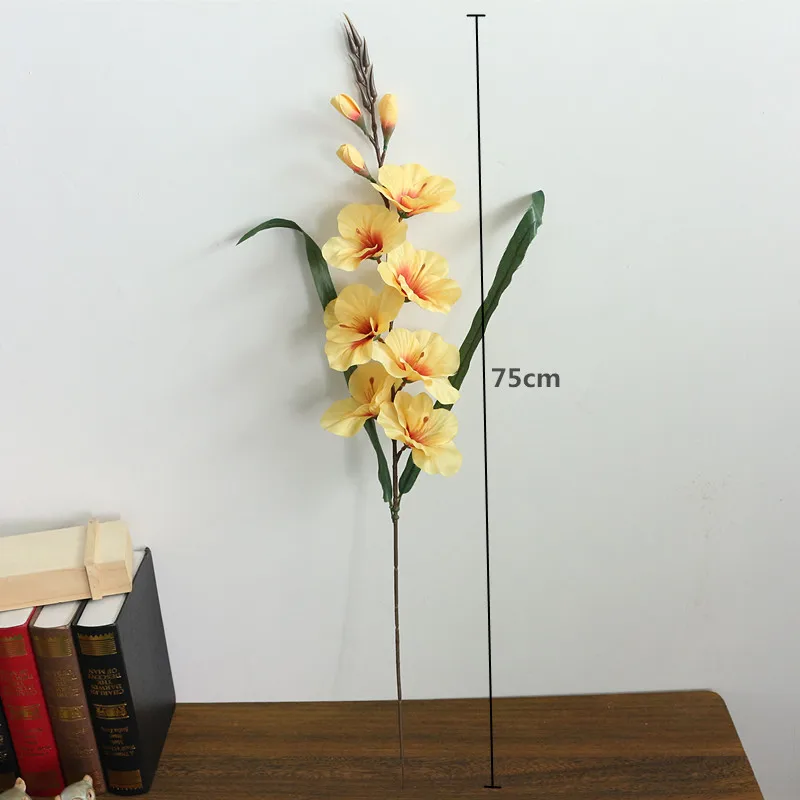 Flone 75 см искусственные цветы Орхидея для свадьбы домашний декор аксессуары